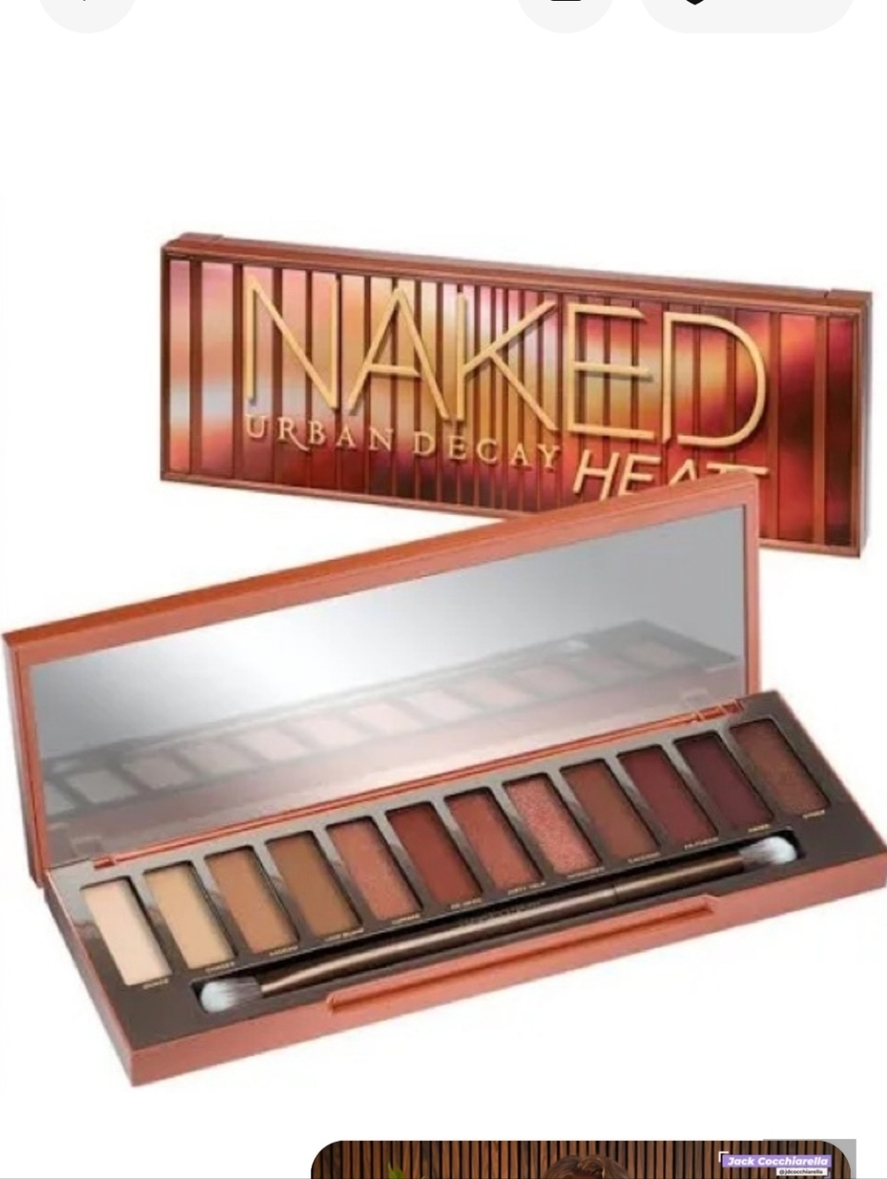 Urban Decay Naked Heat Eyeshadow Palette - Warm Browns & Copper Reds